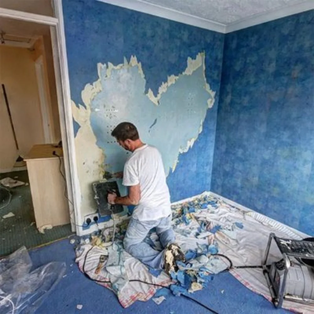 peeling wallpaper removal Dubai